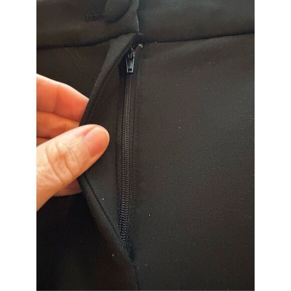 J. Crew Sydney Wide Leg Black Pant in Four Season Stretch Women's size 8 - Picture 10 of 12